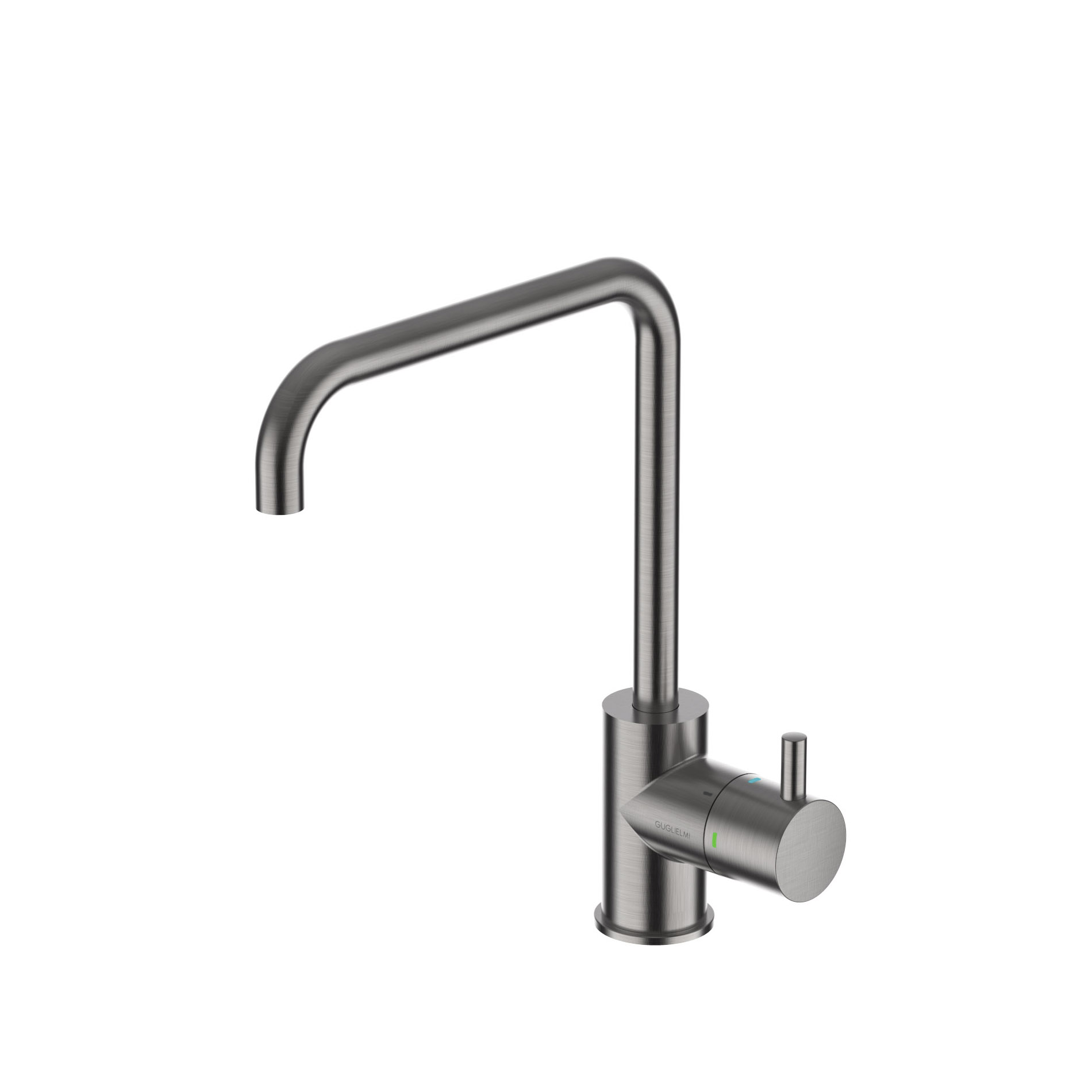 GUGLIELMI AP71090 55 OMIN RAUMTEMPERATUR, KALT und SPRUDELND – AKTIVKOHLEFILTRATION – 3-WEGE ARMATUR MIT HOHEM AUSLAUF GEBÜRSTETES NICKEL GUGLIELMI AP71090 55